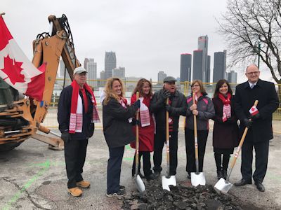 Great Canadian Flag Project - Ground Breaking